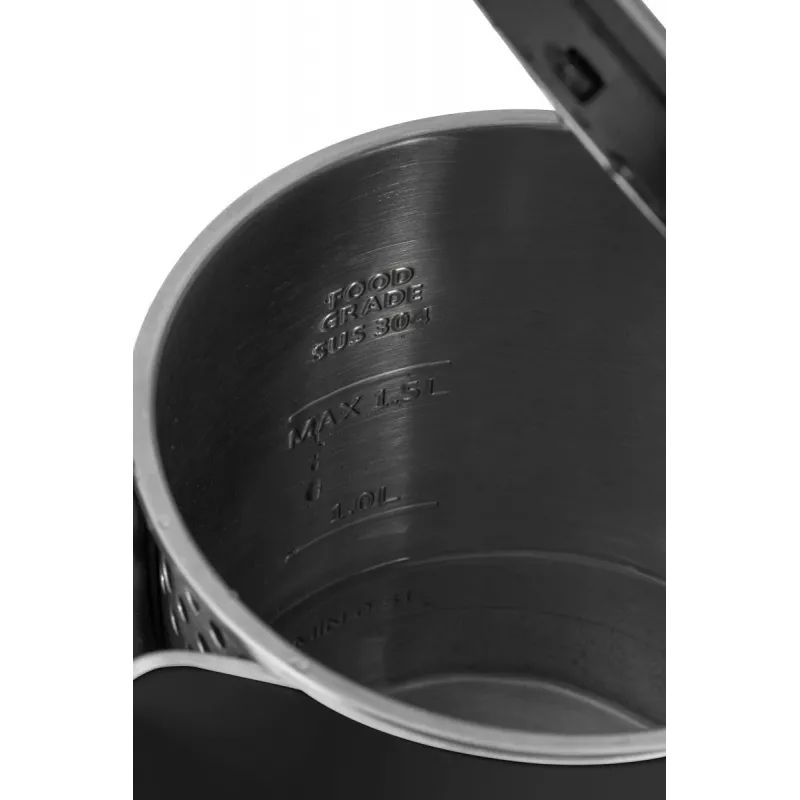 Kaksiseinäinen vedenkeitin 1,5 L Concept musta RK 3301