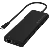 Multiport USB-C -sovitin Satechi ST-P3D13K 13-in-1 triple-display-tuella