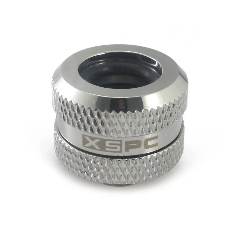 XSPC liitin G1/4 14mm hardtube, kromi - 8 kpl