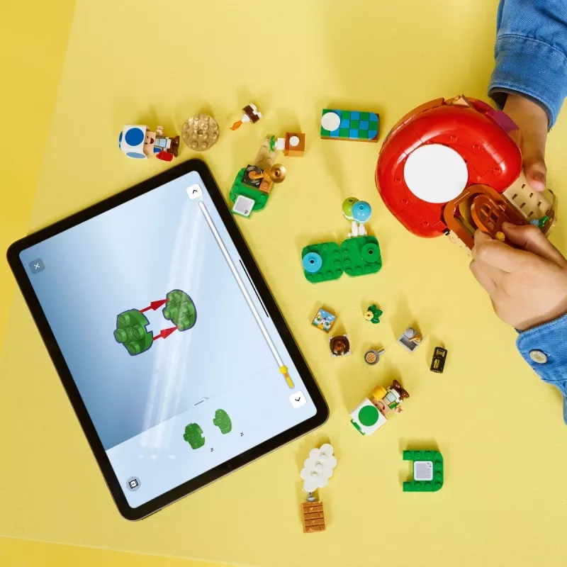 LEGO Super Mario juhlat Toadin talossa -sarja 72041, interaktiiviset pelitoiminnot