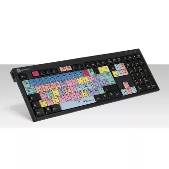 Näppäimistö Logickeyboard Adobe Premiere Pro CC QWERTZ saksa monivärinen