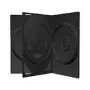 MediaRange 3-DVD-kotelo musta – kapasiteetti: 3 CD, 3 DVD – 50 kpl:n pakkaus – musta (BOX15)