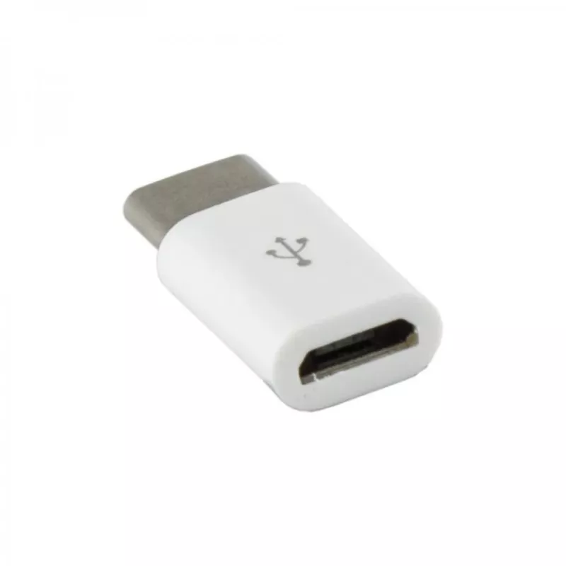 Sbox AD.USB-C W Micro USB 2.0 F. -> Type-C M. valkoinen