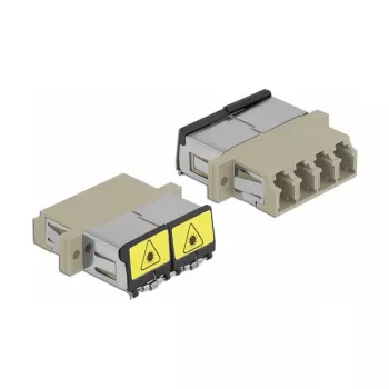 Kuitukytkin DeLOCK 86904 LC Quad naaras LC Quad naaras Multimode beige
