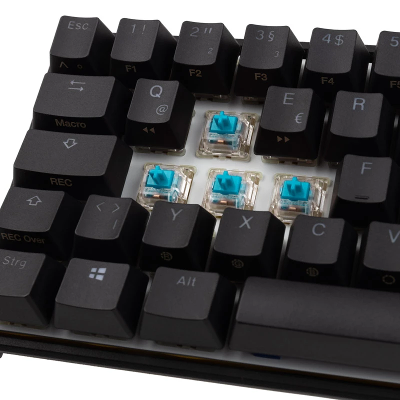 Ducky Mecha Pro SF näppäimistö pelikäyttöön USB saksa musta
