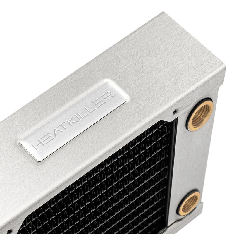 Jäähdytin Watercool 24120 — messinki/kupari/ruostumaton teräs, 158×120×48 mm, 120 mm tuuletin