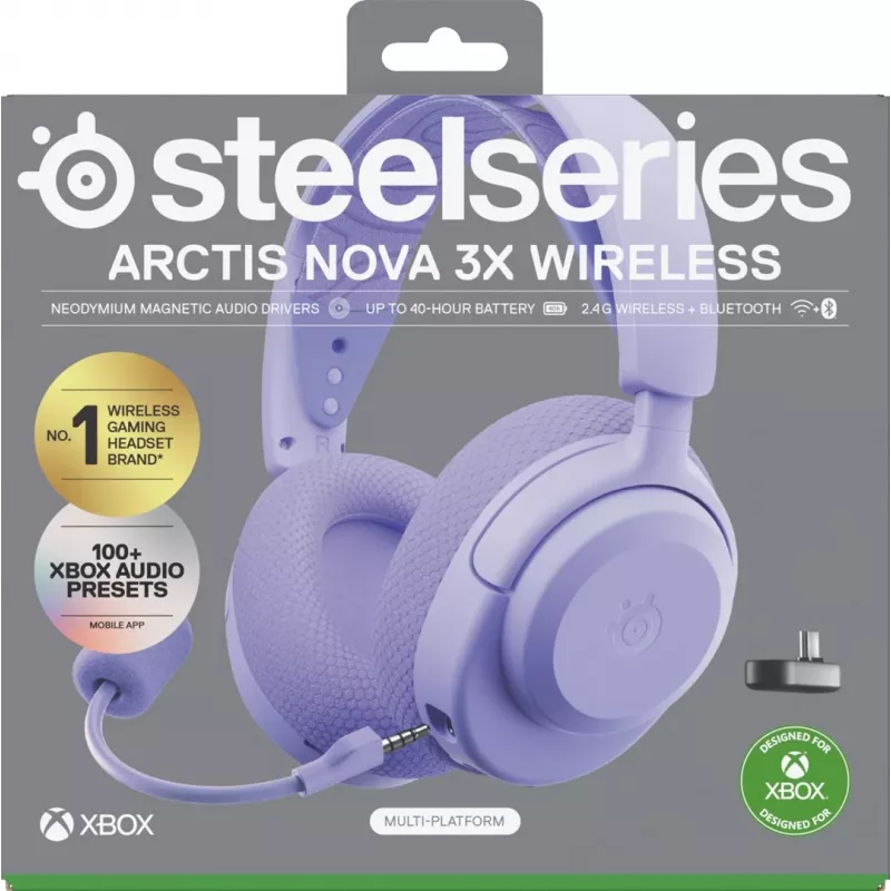 Kuulokemikrofoni Steelseries Arctis Nova 3X Wireless