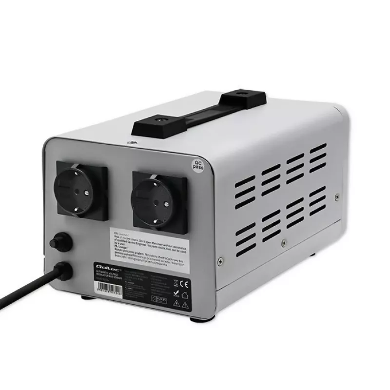 Qoltec 50724 automaattinen jännitteenstabilisaattori AVR 2000VA