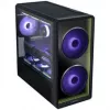 Lian Li LANCOOL 217 INF PC-kotelopaketti + 3x UNI FAN SL-INF 120 Reverse-Blade-tuuletin – musta