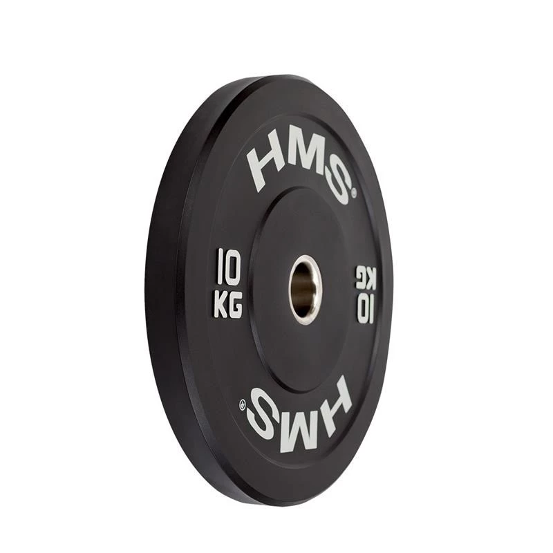 HMS Fitness BBR10 1 kpl olympiapainolevy kumipäällysteinen