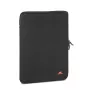 RIVACASE Antishock 5221 MacBook 13 -sleeve, pystysuora, musta, kaksivetoketjuinen