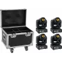 LED-spot-sarja EUROLITE TMH-17 4x pyörälaukulla
