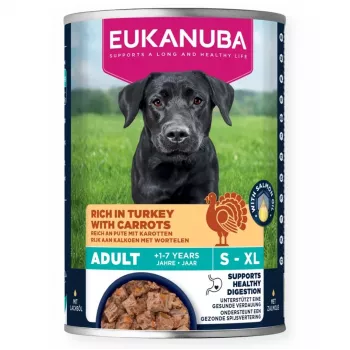 EUKANUBA Dog Can LC Adult kalkkuna ja porkkana 400 g märkäruoka koirille