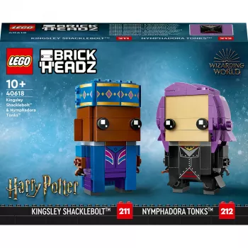 Lego Brickheadz Harry Potter 40618 Kingsley Shacklebolt ja Nymphadora Tonks