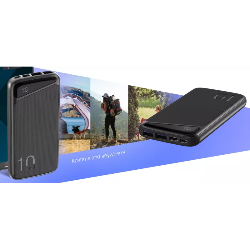Kannettava varavirtalähde Navitel PWR10 MX musta 10000 mAh