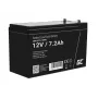 UPS-akku Green Cell AGM05 — 12 V 7,2 Ah lyijyhyytelö (VRLA), 95 mm korkeus, 151×65 mm, 2,15 kg