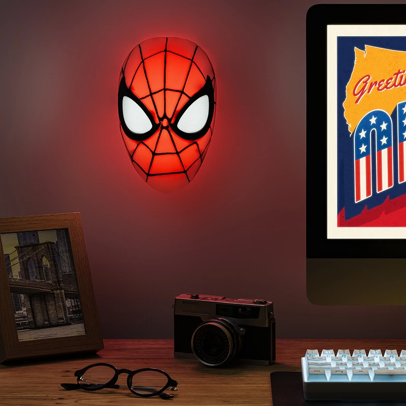 Pöytävalaisin Paladone Spiderman Mask Light