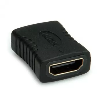 ROLINE - liitäntä-/pistokesovitin video/ääni - HDMI - HDMI, 19-napainen (W) - HDMI, 19-napainen (W) - musta (12.03.3151)