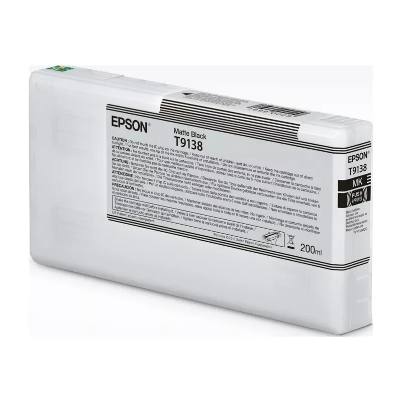 Mustekasetti Epson T9138 mattamusta 200 ml – mattamusta mustekasetti