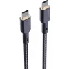AUKEY CB-KCC101 nailonkaapeli USB-C - USB-C 1m