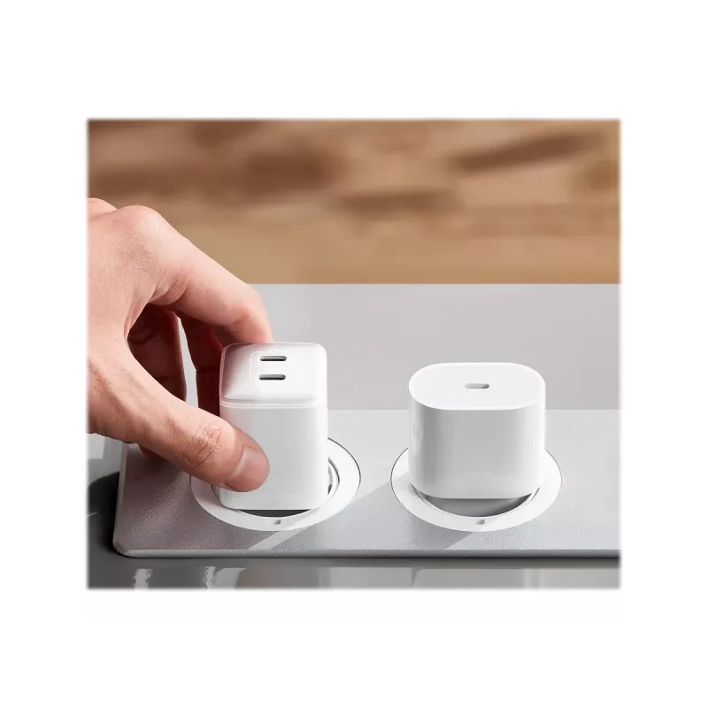 PowerPort III 40W 2xUSB-C valkoinen