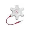 Belkin F8Z274BT - vihreä - valkoinen - 1x 3,5 mm - 5x 3,5 mm - uros - naaras