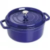 Staub 24 cm pyöreä valurautapata tummansininen