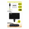 USB-keskitin Port Designs 900121 USB 3.2 Gen 1 Type-A 5000 Mbit/s musta