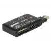 DeLOCK SuperSpeed USB -kortinlukija CF SD Micro SD MS M2 xD 5 Gbps