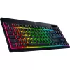 Razer | BlackWidow V4 Low-Profile Tenkeyless HyperSpeed | näppäimistö | langaton | US | Bluetooth | musta | keltaiset kytkimet