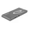 Telakointiasema DeLOCK USB Type-C DP 1.4 Triple 4K Display