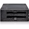 ICY DOCK - MB024SP-B - flexiDOCK kehyksetön 4x 2,5 SAS/SATA SSD/HDD vaihtokehys 5,25 paikkaan