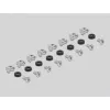 Delock - rack-liukuhylly - musta - 1U - 48,3 cm (19 inch)
