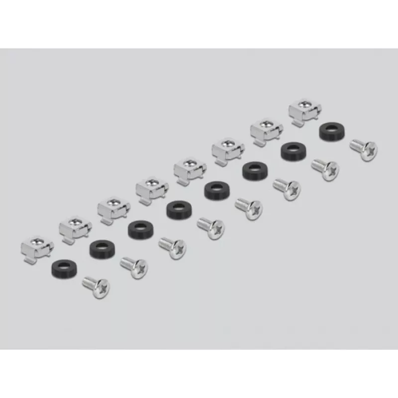 Delock - rack-liukuhylly - musta - 1U - 48,3 cm (19 inch)