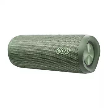 Langaton kaiutin QCY SP7 vihreä Bluetooth 5.0 kannettava, ladattava akku, kompakti muotoilu
