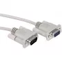 RS232-kaapeli ROLINE DB9 uros - naaras 3 m