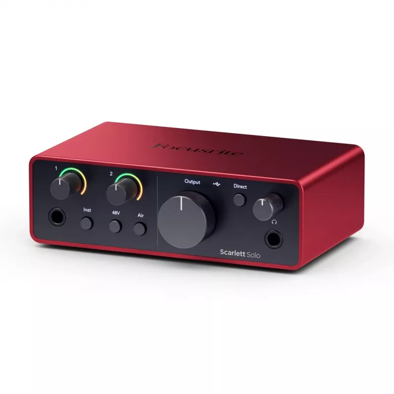 Focusrite Scarlett Solo 4th Gen - 2-kanavainen äänikortti