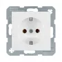 Pistorasia Type-F Berker 47431909 — 16 A, 250 V, valkoinen muovi