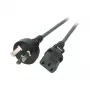 EFB-Elektronik virtakaapeli China - C13 180°, musta, 1,8 m, 3 x 0,75 mm² Valmistaja: EFB Elektronik (EK492.1,8V2)