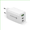 everActive SQ-655Q 65W -pikalaturi, 1×USB-A + 2×USB-C
