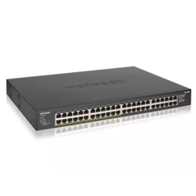 NETGEAR GS348PP hallitsematon Gigabit Ethernet (10/100/1000) Power over Ethernet (PoE) musta