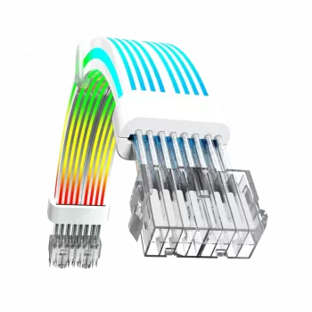 Gamemax | virtalähteen jatkokaapeli | VGA/CPU 2x8PIN-B | valkoinen
