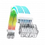 Gamemax virtalähteen jatkokaapeli VGA/CPU 2x8PIN-W, valkoinen