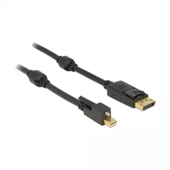 DisplayPort-kaapeli DeLOCK 83722 Mini DisplayPort 2 m musta