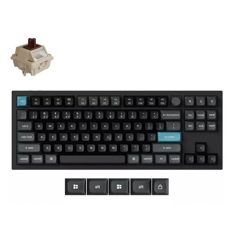 Näppäimistö langaton Q3 ULTRA/musta Q3U-M3 Keychron