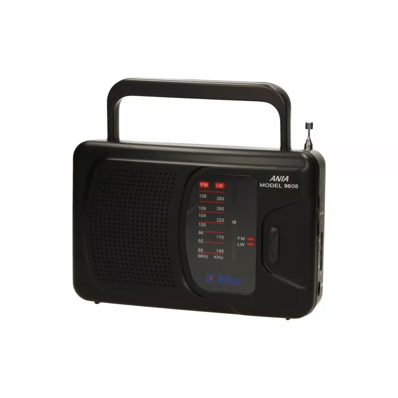 Radio verkko- ja paristokäyttö FM, LW Eltra Ania