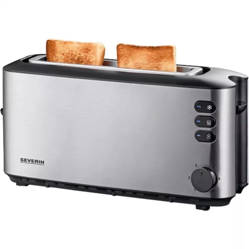 Severin AT 2515 leivänpaahdin 2 viipaletta 1000 W ruostumaton teräs