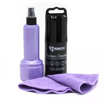 Sbox CS-5005U näytönpuhdistusaine 150ml violetti