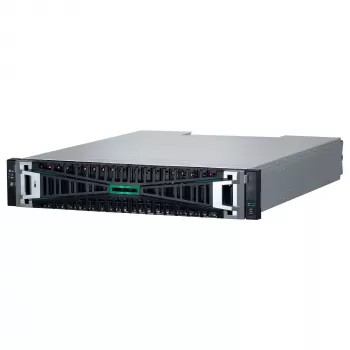 HPE MSA 2070 SFF 2x10/25GbE iSCSI 4-porttiohjain 12x3,84TB SSD 4x10Gb iSCSI XCVR 46TB Storage Array
