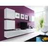 Cama Square kaappi VIGO 50/50/30 valkoinen/valkoinen kiiltävä